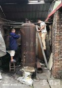 淮南田家庵区强制拆除13座燃烧高污染燃料开云电子球赛中国有限公司